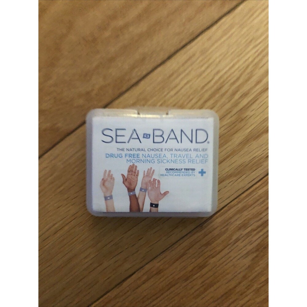 Sea-Band The Natural Choice For Nausea Relief Acupressure Wrist Bands - 1 Pair